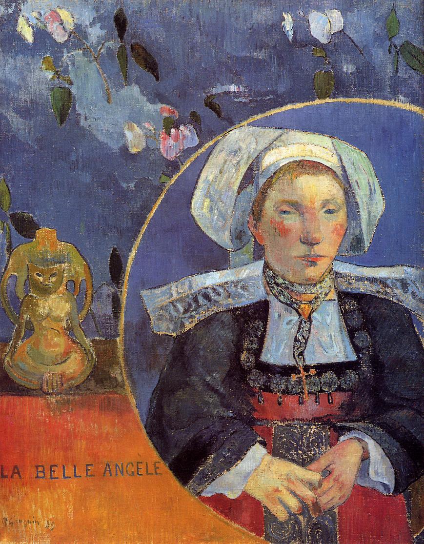 The Beautiful Angel. Madame Angele Satre, the Innkeeper at Pont-Aven 1889